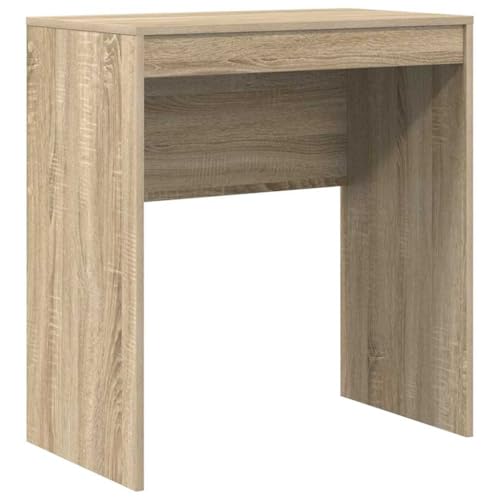 vidaXL Escritorio de Roble Sonoma con Cajón | Madera Tamaño Compacto 70 x 40 x 76 cm Ideal para Casa y Oficina | Muebles Modernos Minimalistas para Espacios Pequeños