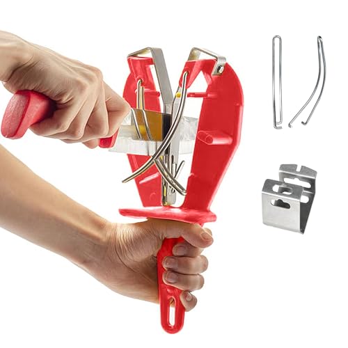 BSFRNF Stainless Steel Knife Sharpener Tool with Bracket, Maintenance Sharpening