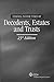 Federal Income Taxes of Decedents, Estates and Trusts