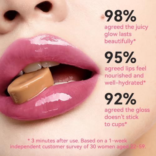 FOCALLURE Glossy Lip Stain - High Shine & Hydrating Lip Gloss for Women — view 5