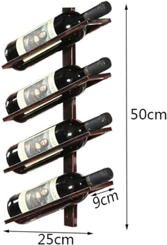 Support de rangement pour bouteilles de vin gain de place mural