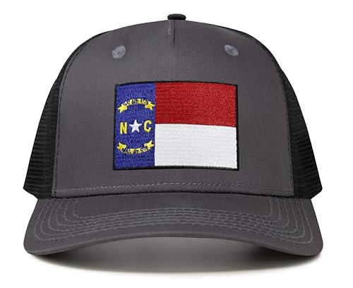 Image of International Tie State Hat for Men and Women, Adjustable Snapback Trucker Baseball Cap with Embroidered Patch