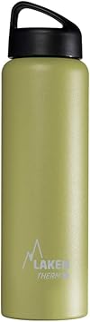 Laken Classic Thermal Bottle 18/8 Stainless Steel and Double Wall Vacuum Bottle, Unisex Adult, Khaki, 1000 ml
