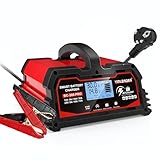 Double fonction : réparation + entretien de batterie : Peut activer les batteries vieillissantes et à bas voltage (pour batteries plomb-acide 12V) ; le mode de charge flottante peut recharger automatiquement, et un raccordement à long terme maintient la batterie en état de charge complète, réduisant les pertes en inutilisation.