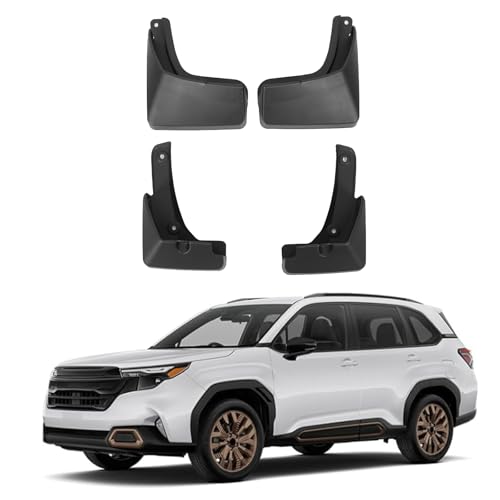 Image of Mud Flaps Splash Guards Compatible with Subaru Forester 2025 2026, Car Front and Rear Wheel Fender Cover Flexible Mudguards Mudflaps Protection Accessories 4Pcs