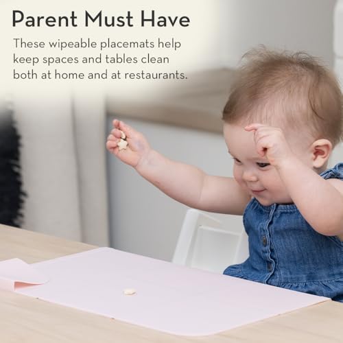 Silicone Placemat for Babies & Toddlers by Bella Tunno, Non-Slip Baby Feeding Mat for High Chair & Table, Dining, Eating, Food & Travel Placemat for Kids - Thumbnail 3