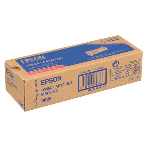 Toner Magenta Epson C13S050628 d'origine pour imprimante CX29DNF