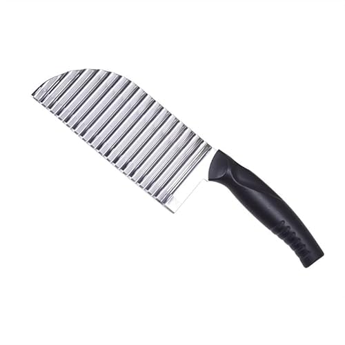 Rutexc 波状スライサー、ポテトナイフ、斜め切り、野菜ナイフ、調理器具、キッチン用品、業務用/家庭用