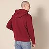 Amazon Essentials Men's Sherpa-Lined Full-Zip Fleece Hoodie, Red, XS #1