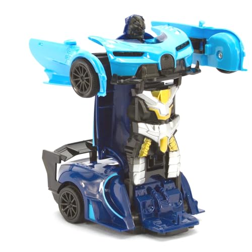 Veículo Controle Remoto Carro Robô Azul Car502 ...