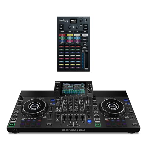 Image of Denon DJ SC Live 4 DJ Controller and DMX Lighting Controller for Live Music, DJ sets, Events, Music production