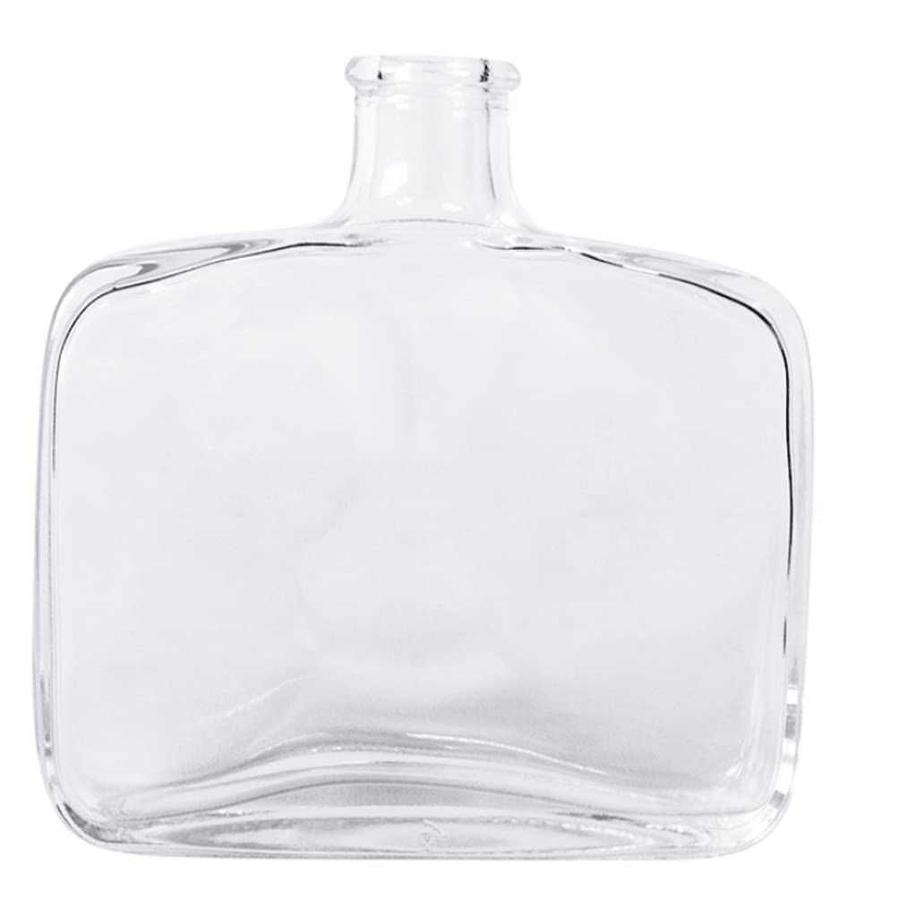 Ngdfgr As Known Fashion Creative Glass Vase,Transparent Vases Handmade Jardiniere Countertop Hydroponic Flower Vase Device Home Decor Living Room Decoration (Square),Square