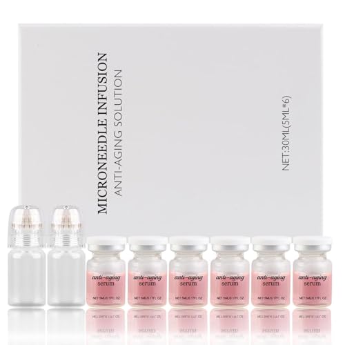 Micro Infusion System, Micro Needling Infusion Kit Skin Tightener, Beauty Micro Infusion Needling Kit, Deep Moisturising, Anti-Ageing & Smoothing Wrinkle Face Serum for All Skin Types Micro Infusion System, Micro Needling Infusion Kit Skin Tightener, Beauty Micro Infusion Needling Kit, Deep Moisturising, Anti-Ageing & Smoothing Wrinkle Face Serum for All Skin Types