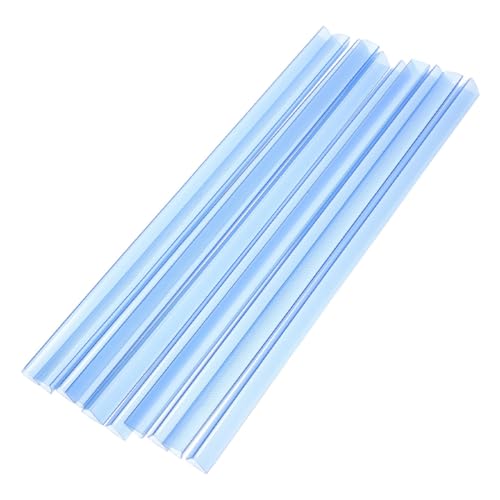 VILLFUL - VILLFUL 10 pièces Barres de Reliure Transparentes à Glissière Clips à Tige Coulissante pour Classeurs Accessoires de Reliure pour Organisation de Documents Au Bureau École