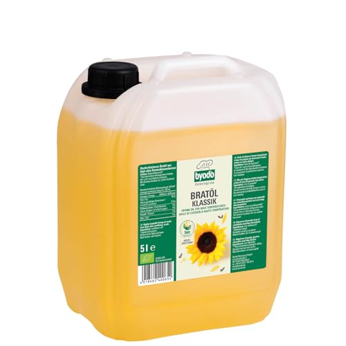 Byodo Huile de cuisson, biologique, 1 bidon de 5 l