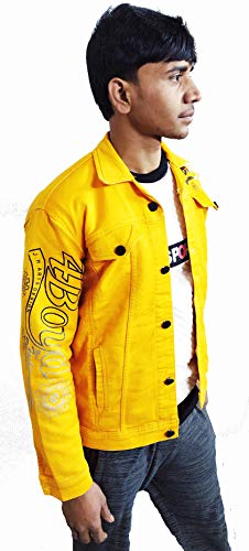 yellow jacket denim