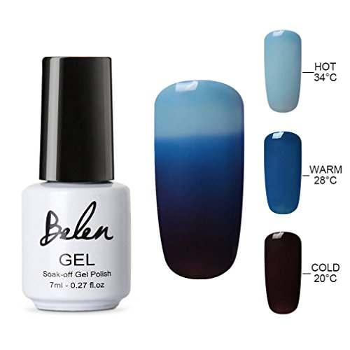 Belen Thermal Temperature Color Changing Gel Nail Polish Soak Off UV LED Nail Lacquer 4209