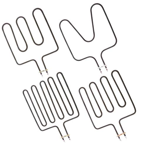 Preisvergleich Produktbild Tubayia 4 Stück Edelstahl Heizelement Saunaofen Heizstab Heizspirale 1000W - 3000W
