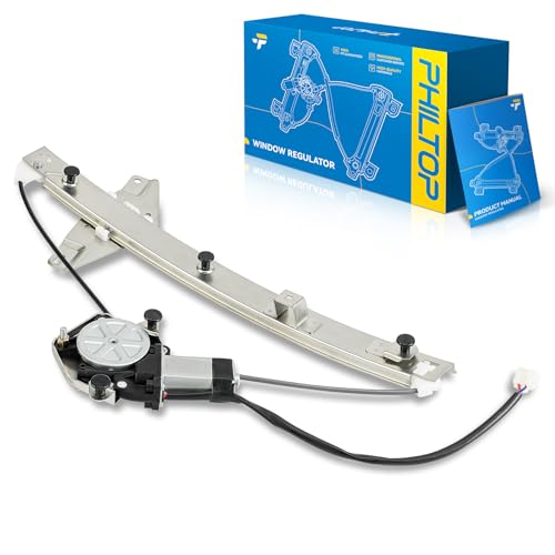 Image of PHILTOP Front Right Passenger Side Power Window Regulator and Motor Assembly Compatible with 1992-1996 Toyota Camry Replaces 741-707,2 Pins