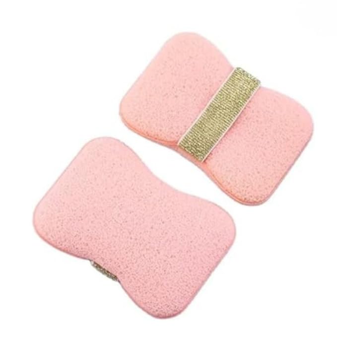 Soap-Infused Bath Sponge – Double-Sided Body Scrubber Loofah with Hand Strap, Gentle Exfoliating Shower Sponge for Bathing, Body Wash, Travel & Daily Use – 1pcs (Multicolour)