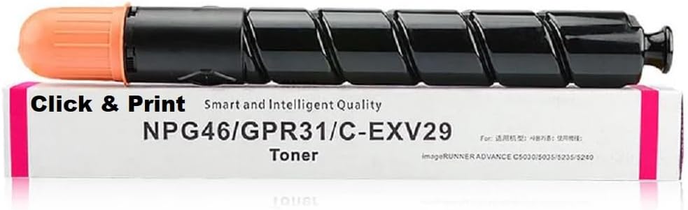 C EXV 29 Magenta with Chip Toner Cartridge Is Compatible with Canon IR ADV C5030 Canon IR ADV5035 Canon IR ADV C5235 Canon IR ADV C5240 (C-EXV-29 Magenta)