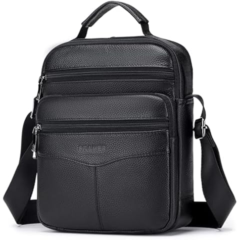 SPAHER Leather Business Messenger Shoulder Bag Cover