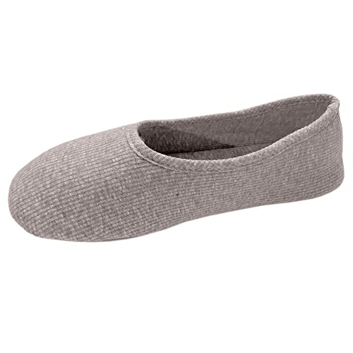 Oneyijun Chaussons femme enceinte Maternelle en coton doux extensible plat poids léger confortable Gris 37, gris, 39 EU Cover
