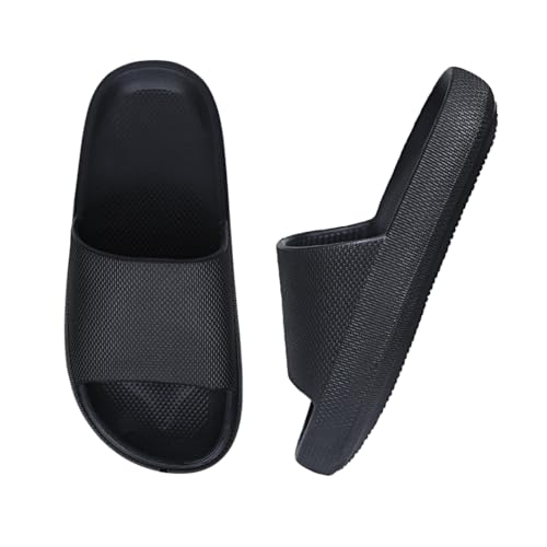 Image of Comfortable Cushioned Sole Arch Support Sliders | Durable Lightweight Flexible Style | Casual Flats Footwear Man | Ultra Soft Sliders for Adult | Stylish & Anti-Skid