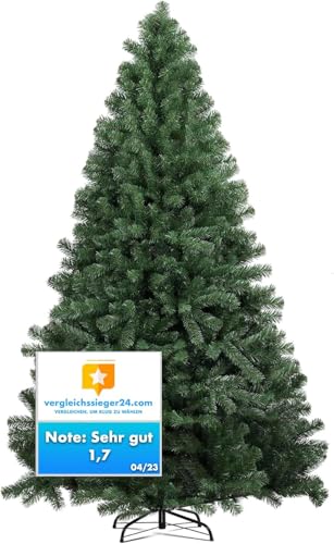 Tannenbaum künstlich 180 cm - Weihnachtsbaum grün - naturgetreue...