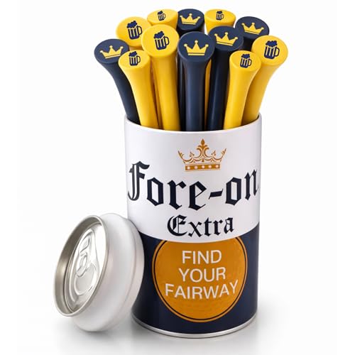 HahaHome Funny Golf Tees | Golf Accessories for Men – Fore-ona Extra 20 Pack | Top Golf Gifts for Men & Unique Golf Gifts for Golfers | Premium Golf Stuff & Golf Bag Accessories | Wooden Bamboo Tees