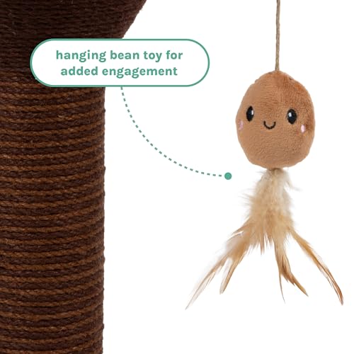 Kitty City Rascador Torre de Sisal 14" Espresso Martini miniatura 4