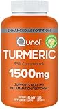 Generic Qunols Turmeric 1500mg Vegetarian Turmeric Extract, Extra Strength Supplement, Enhanced Absorption, Joint Support Supplement, 180 Count