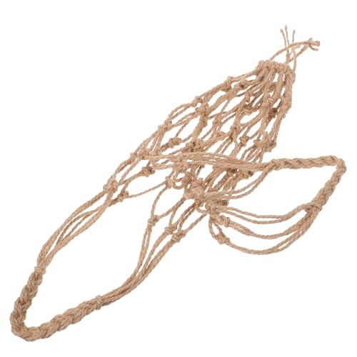 VALICLUD Bolsa de Red de Yute para Botellas de Vino de 5 Litros Portabotellas de Macramé Resistente y Práctico para Transporte en Hogar y Viajes Cesta Colgante para Garrafas y Botellas