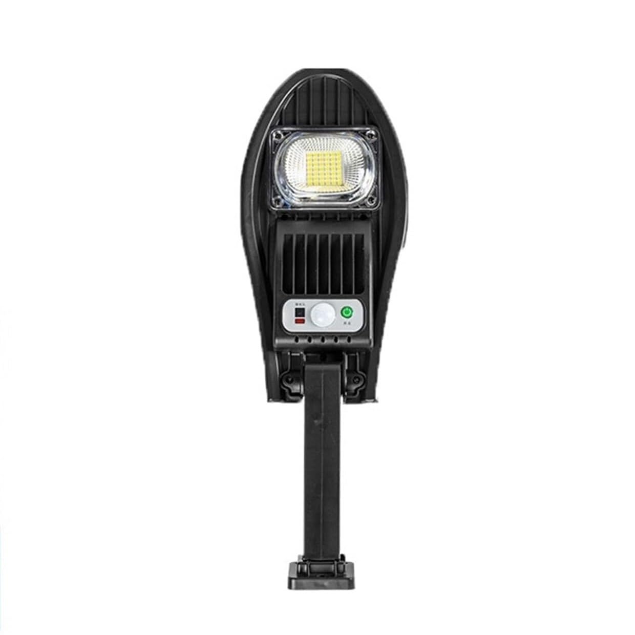 NGTFDCP Solar Street Light, LED Large Solar Street Flood Lights IP67 Waterproof Outdoor with Remote Control Security Lighting for Patio Garden Yard,for Garden,Garage(Double Head)