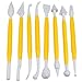 World Pride 8pcs Cake Fondant & Gumpaste Decorating Modeling Tools Set, 16 Designs