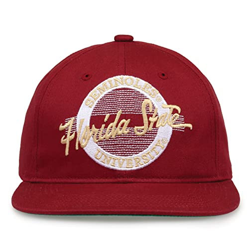 The Game NCAA Florida State Seminoles Retro Circle Design Hat, Adjustable, One Size
