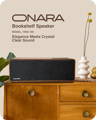 Altavoces de estantería de cobre Onara Bluetooth 5.3 salida subwoofer entradas ópticas 3