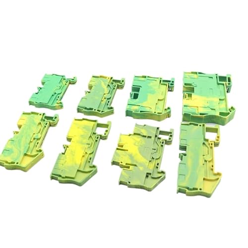 Conector de tierra para evitar fallos eléctricos en carril DIN con terminal PT de 10 Uds 5