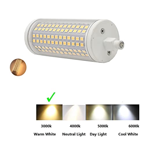 QLEE R7s Led Bulb 118mm 30w Dimmable Bulbs Led Halogen Replacement 300 Watt J Type Double Ended R7s Base 300w Equivalent Floodlight for Garage Floor Standing Light Warm Light - Image 4