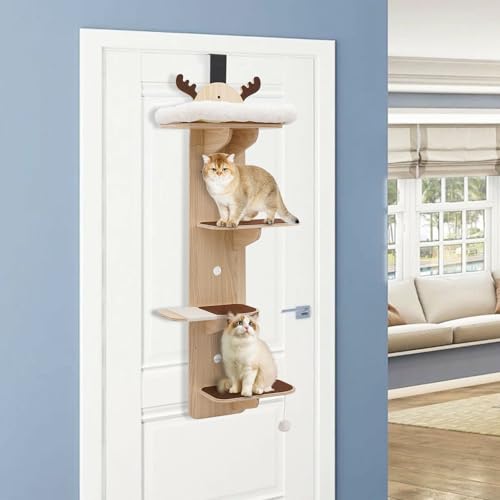 Árbol para Gatos 4 Niveles para Puerta Interior