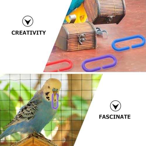 Maillons de chaîne pour perroquets pour éviter l'ennui des oiseaux - 4
