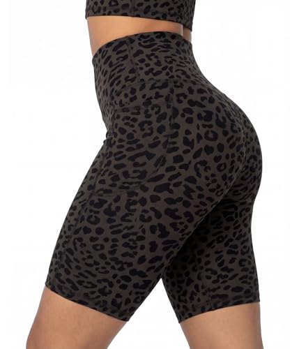Image of Sunzel No Front Seam Biker Shorts for Women with Pockets, Yoga Workout Gym Bike Shorts with Tummy Control | 3, 5 Or 8-Inch Inseam, High Waisted, No Front Seam, Side Pockets, Buttery Soft, Compression Fit, Squat Proof, Tummy Control