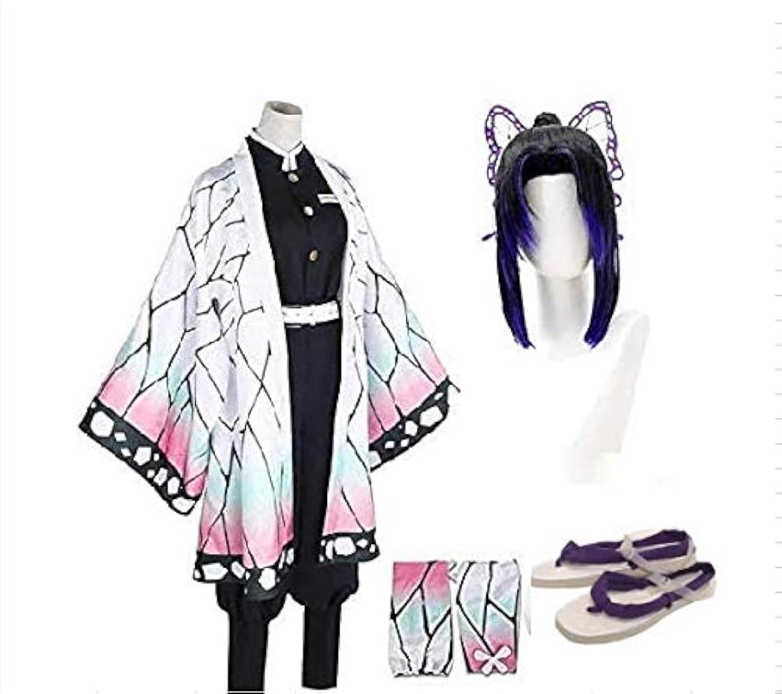 胡蝶しのぶ　コスプレ衣装　フルセット Amazon.co.jp: [Generic Brands] フルセット コスプレ衣装 鬼滅