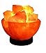 Produktbild Himalayasalz Feuer-korb mit Himalayasalz Stücken IONES Therapeutische 100% Rein Himalaya Salzkristall Lampe Gute Qualität auf hölzernem Basis