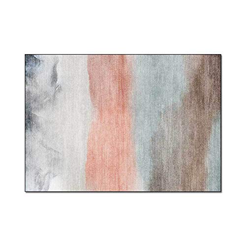 Tapis de salon doux 110x190 cm antidérapant et lavable