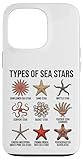 Tipos de Estrellas de mar, Tabla de Especies de Estrellas de mar, Ciencia Marina Carcasa para iPhone 13 Pro