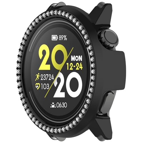 Coque Coros Pace 2 décoration diamant boîtier rigide noir