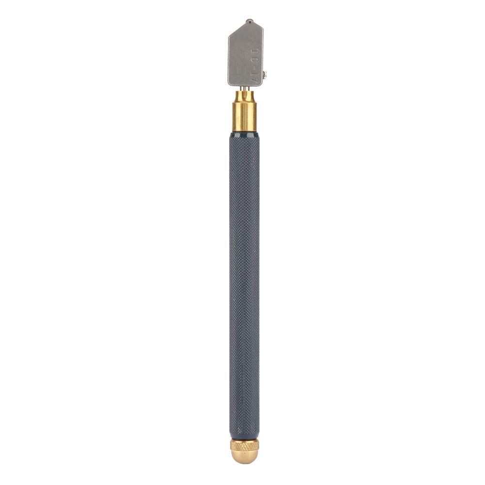 Tagliavetro Toyo tagliavetro a olio, utensile professionale per taglio del vetro con impugnatura in metallo, 18 X 9 X 3 cm