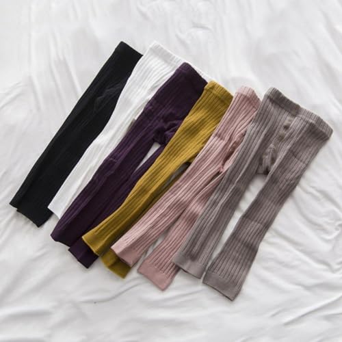 Kids Girls 6 Pack Cable Knit Leggings Cotton Stretchy High Waist Footless Tights Toddler Warm Pantyhose Stocking2