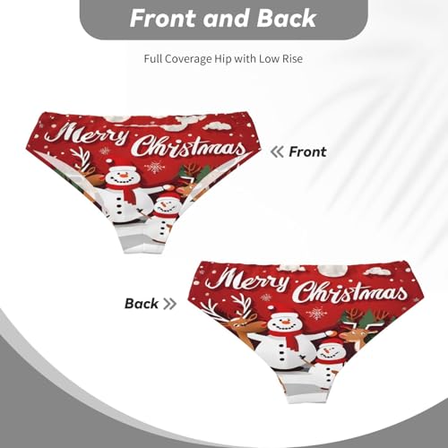 (Merry Christmas) Men's Triangle Briefs, Soft Sexy Comfortable Breathable Underwear for Men-4